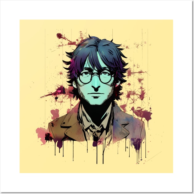 John Lennon - Painting Wall Art by EricaScarletta